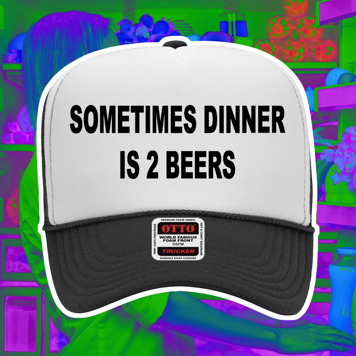Dinner Trucker Hat