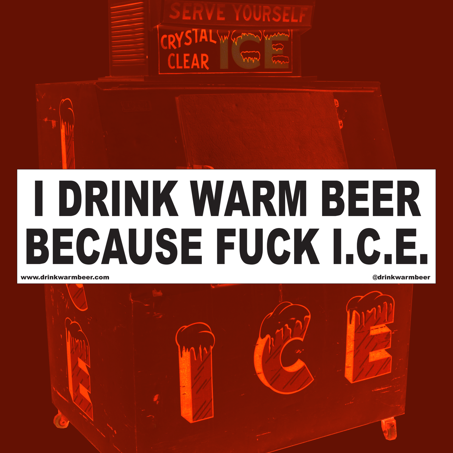 F ICE Bumper Sticker