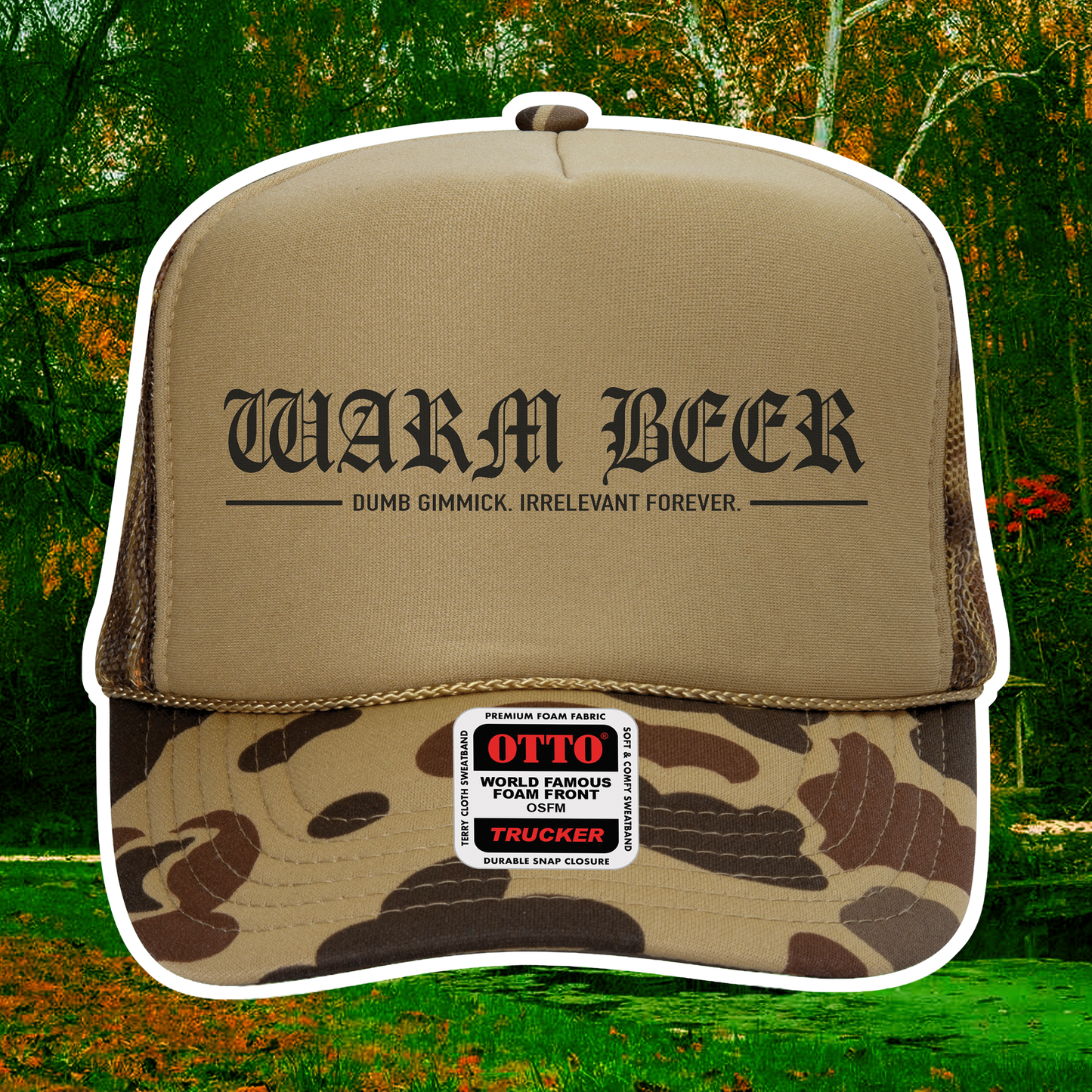 Green Camo Trucker Hat