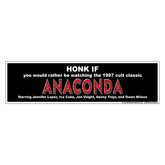 Anaconda Bumper Sticker