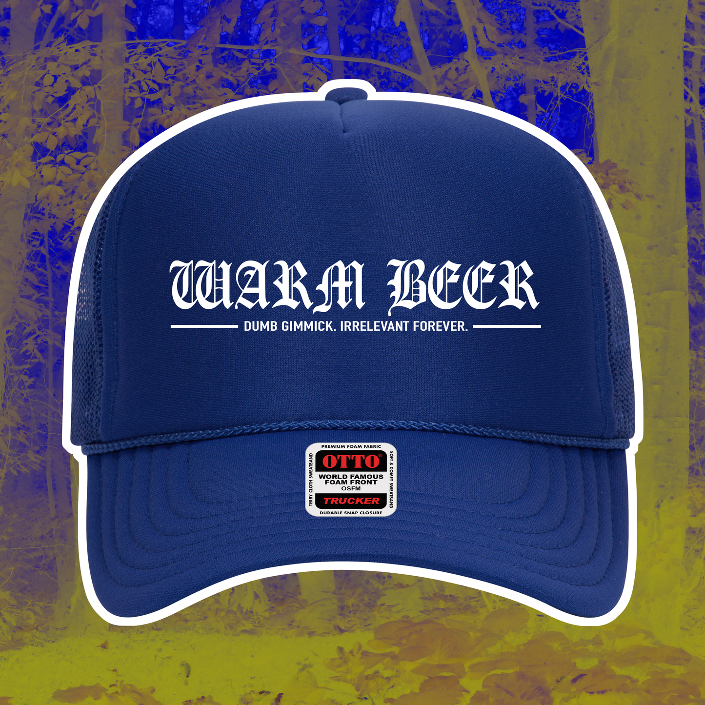 Basic Royal Blue Trucker Hat