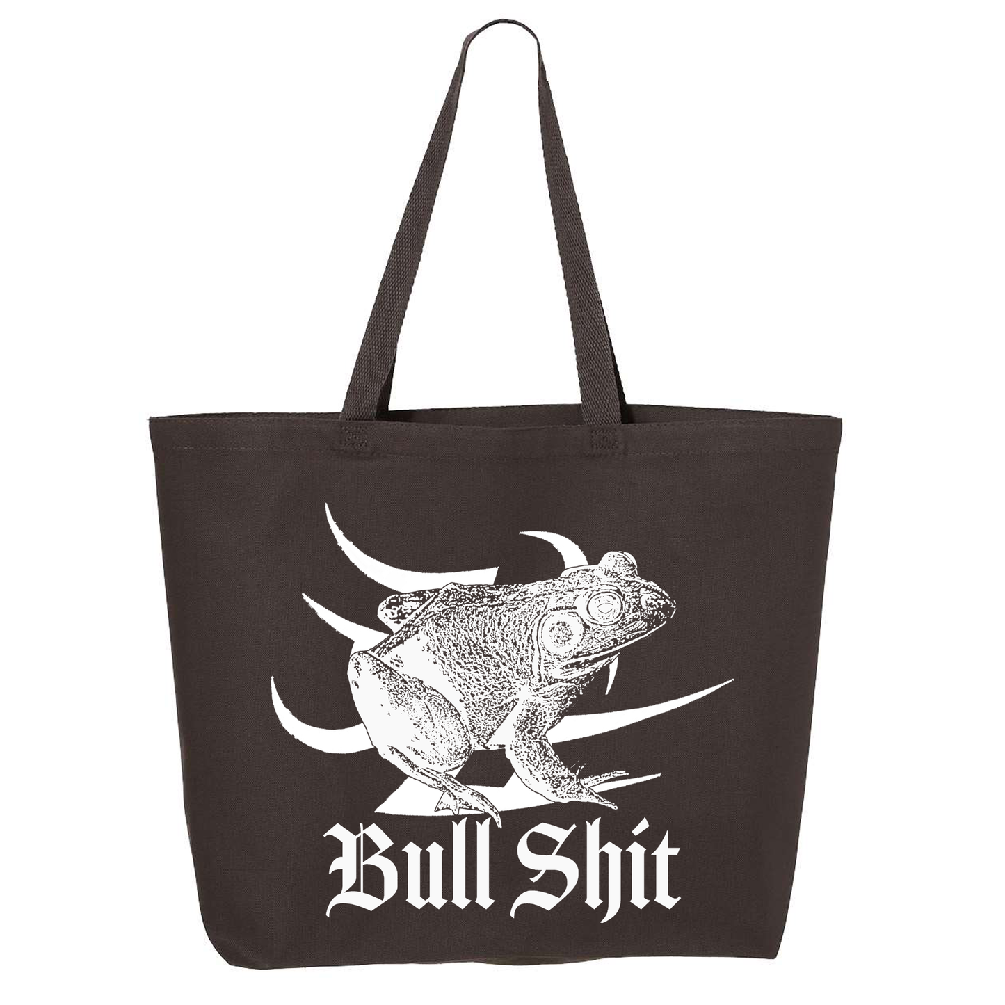 Bullshit Frog 25L Charcoal Tote Bag