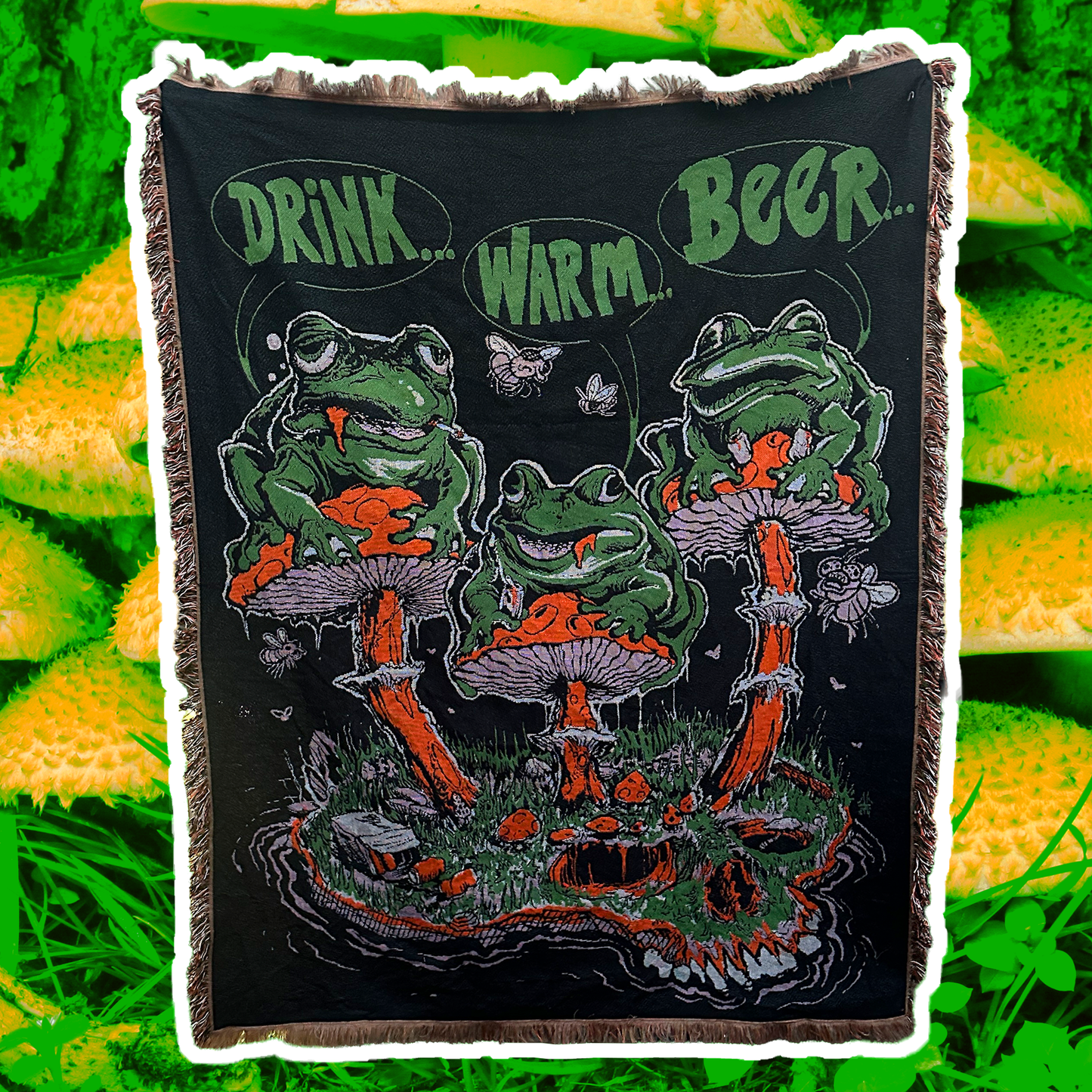 DWB Frogs Blanket