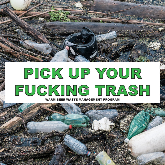 Fucking Trash Bumper Sticker