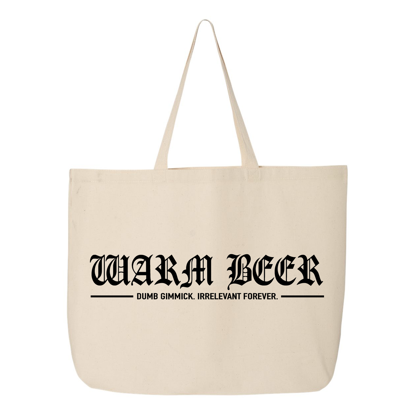 Dumb Gimmick 25L Natural Tote Bag