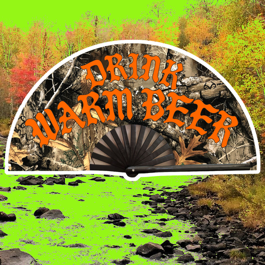 Double Side Real Tree DWB Clacker Fan