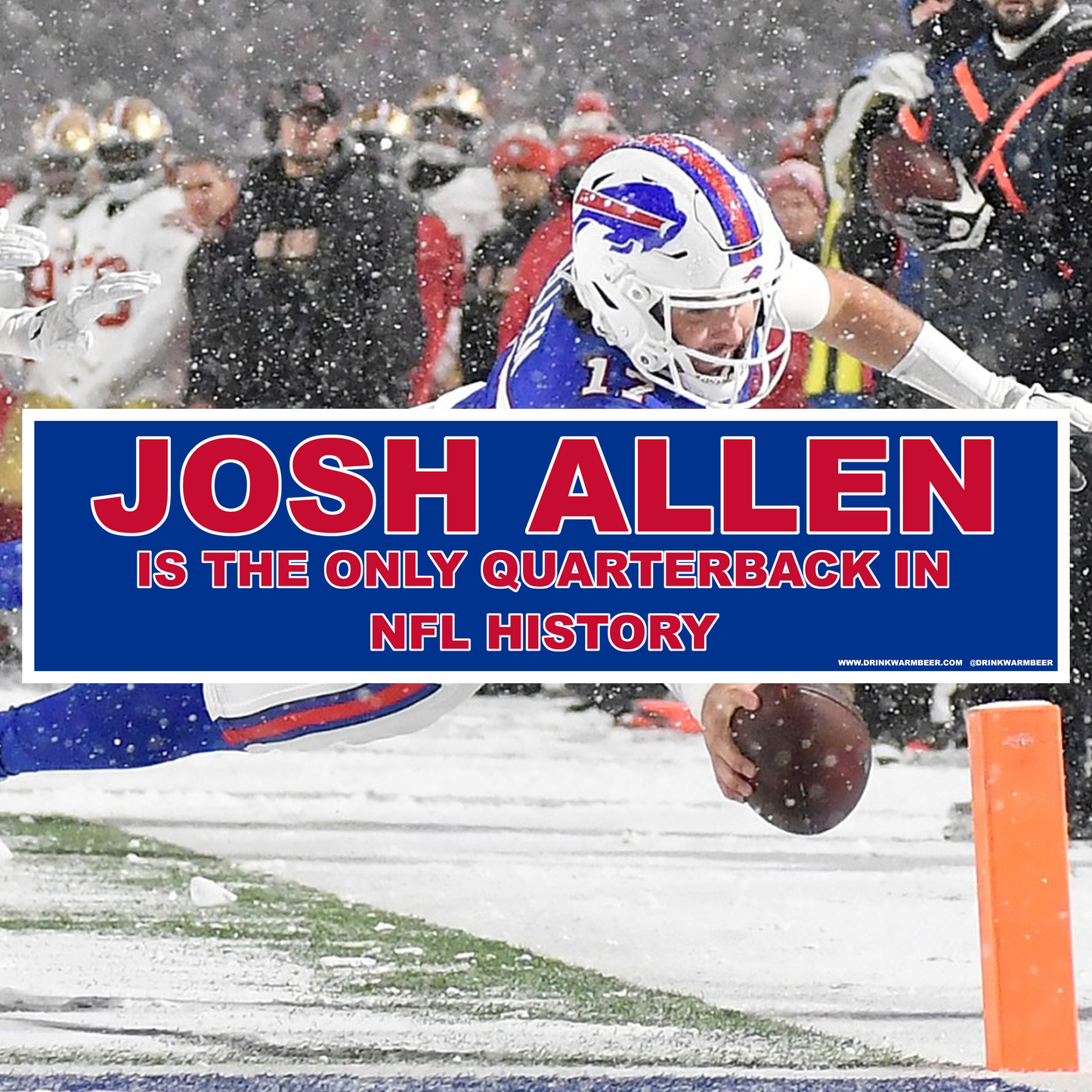 Josh Allen Bumper Sticker