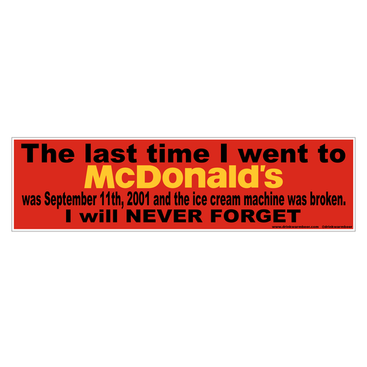 McDon Bumper Sticker