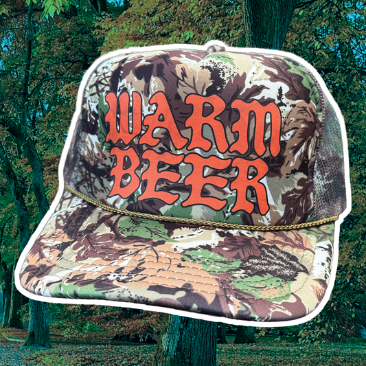 WB Basic Leafy Camo Trucker Hat