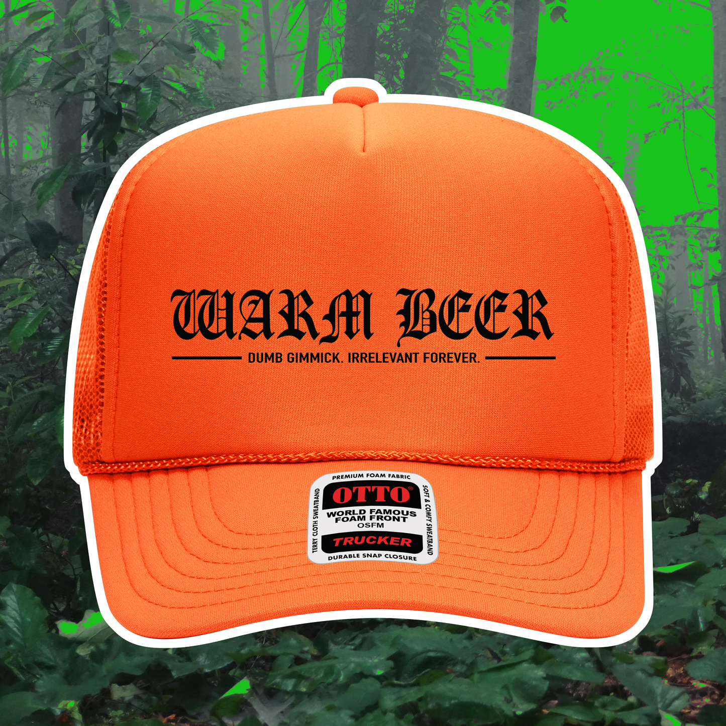 Basic Orange Trucker Hat