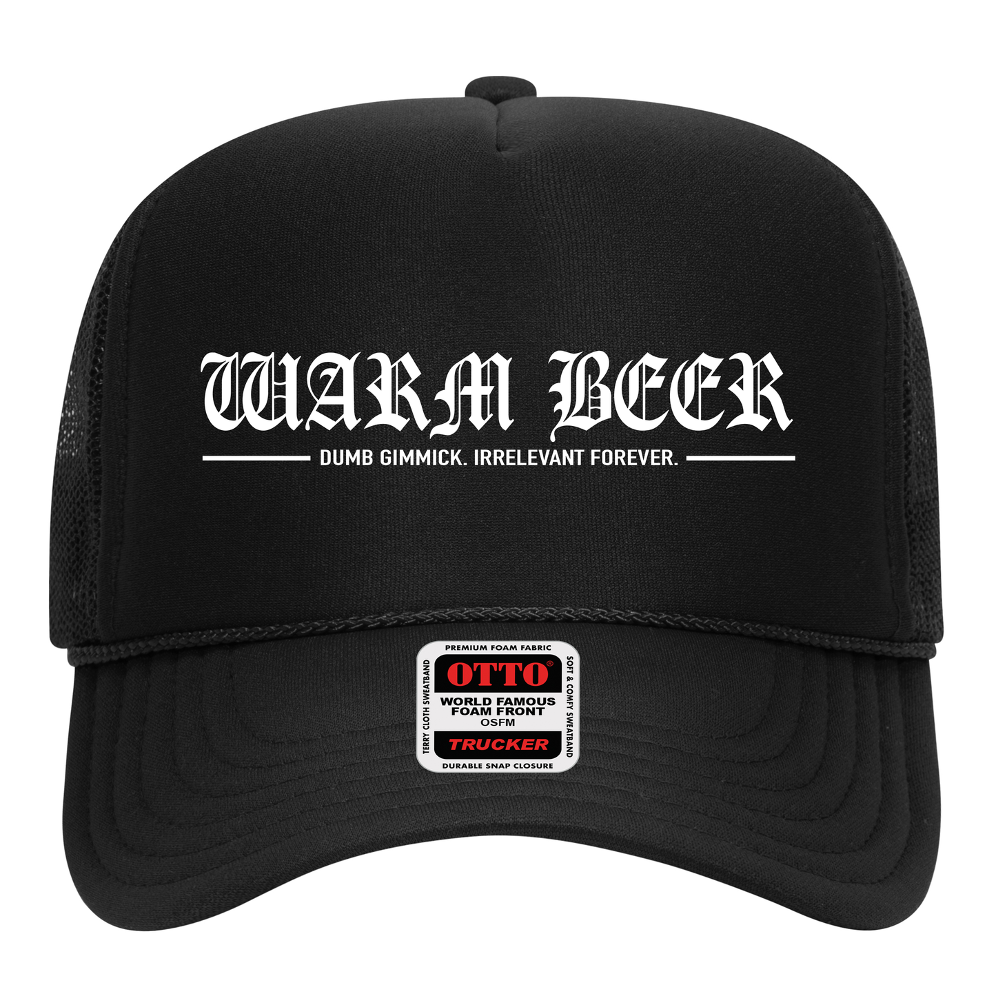 Basic Black Trucker Hat