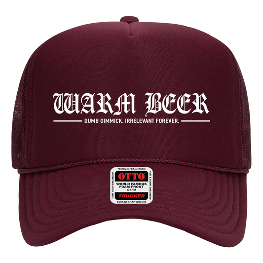 Basic Maroon Trucker Hat