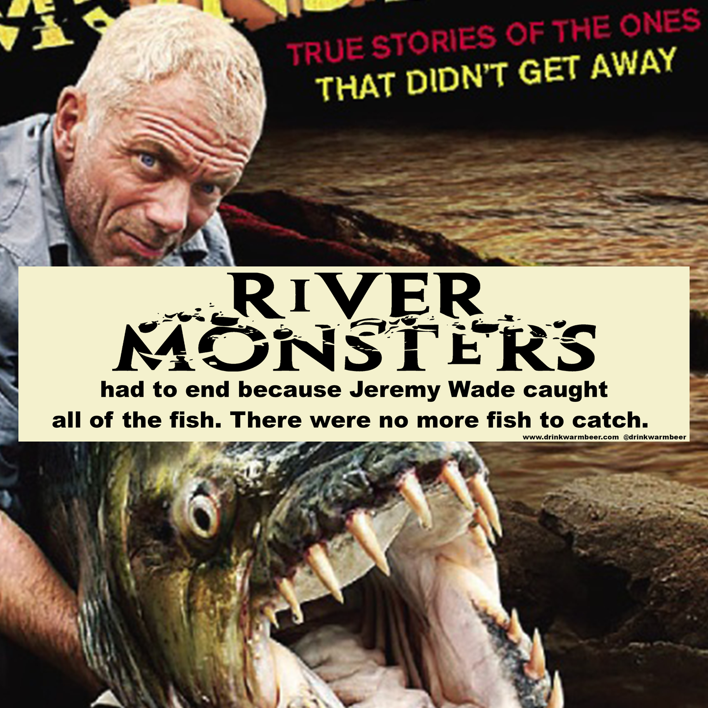 River Monsters Bumper Sticker